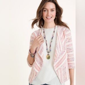 New with tags CHICO’S cardigan jacket drape blazer